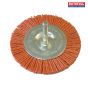 Nylon Wheel Flat 100mm x 6mm Shank