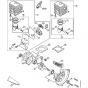 Genuine Stihl FC85 / A - Crankcase, Cylinder