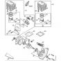 Genuine Stihl FH75 Scrub Cutter / A - Crankcase, Cylinder