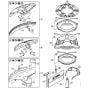 Genuine Stihl FR410 C-E / T - Deflector, Tools