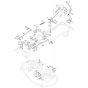 Freedom 38e_SD - 2021 - 2T0660483/M21 - Mountfield Ride On Mower Deck Lifting Diagram