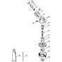 Genuine Stihl FS240 R / Q - Gear head