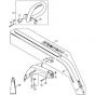 Genuine Stihl FS40 C-E / K - FS 40: Drive tube assembly, Loop handle