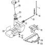 Genuine Stihl FS450 L / E - Fuel tank