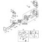 Genuine Stihl FS45 C-E / K - Air filter, Spacer flange