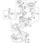 Genuine Stihl FS490 C-EM / D - Fuel tank