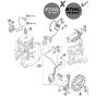 Genuine Stihl FS490 C-EM / J - Ignition system FS 490 C-EM KW