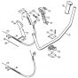 Genuine Stihl FS55 2-MIX / AD - Bike handle