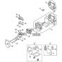 Genuine Stihl FS55 C-E / L - Air filter, Spacer flange