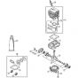 Genuine Stihl FS56 C-E / A - Crankcase, Cylinder