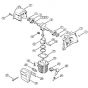 Genuine Stihl FS60 / A - Crankcase, Cylinder