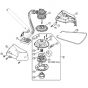 Genuine Stihl FSA85 / C - Electric motor, Cutting head