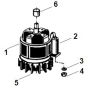 Viking GE 120 - Engine - Parts Diagram