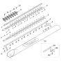 Viking HE805 - Cutter Bar - Parts Diagram