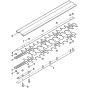 Viking HG300 - Cutter Bar - Parts Diagram