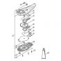 Genuine Stihl HL100 K / T - Blade drive gear 0°, 30°, 0° - 90° (24.2005)