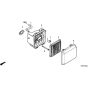 Honda HRG415C3 (IZY) - SDEE - MABF 1400001- Air Cleaner Diagram