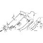 Honda HRG536C6 - SDEA - MZCG 7660001- Handle Pipe Diagram