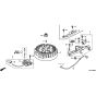 Honda HRX426C - QXE - MATF 1030001- Flywheel Diagram