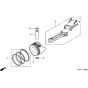 Honda HRX537C1 - VYEA - MAGA 1300001-1399999 Piston Diagram