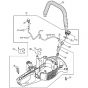 Genuine Stihl HS46 / H - Handle Housing, Fuel Tank