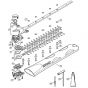 Genuine Stihl HS46 / L - Gear Head, Cutter Bar 450 mm