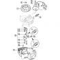 Genuine Stihl HS86 T / B - Ignition System, Clutch