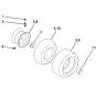 McCulloch M12597RB - 96061028701 - 2010-04 - Wheels and Tyres Parts Diagram