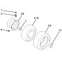 McCulloch M125-97TC - 96051006000 - 2012-11 - Wheels and Tyres Parts Diagram