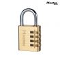 Master Lock Brass Finish 40mm 4-Digit Combination Padlock - 604EURD