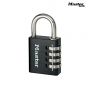 Master Lock Black Finish 40mm 4-Digit Combination Padlock - 7640EURDBLK