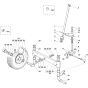 Viking MR345 - Steering - Parts Diagram