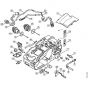 Genuine Stihl MS192 C-E / B – Motor housing