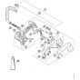 Genuine Stihl MS192 TC-E / G – Handle housing