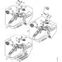 Genuine Stihl MS261 C-BE / H - Tank housing