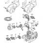 Genuine Stihl MS291 C-BE / L - Air baffle, Carburetor bracket, Shroud