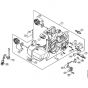 Genuine Stihl MS310 / B - Motor housing