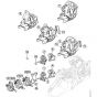 Genuine Stihl MS362 / M - Carburetor bracket