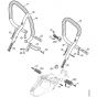 Genuine Stihl MS441 C-M / H - AV System, Handlebar