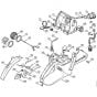 Genuine Stihl MS640 / J - Tank housing