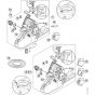 Genuine Stihl MS661 C-M / J - Tank housing