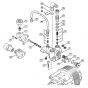 Genuine Stihl RB301 / D - Regulation valve block