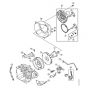 Genuine Stihl RB600 / G - Ignition systems, Fly wheel, Rewind starter