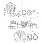 Genuine Stihl RB600 / H - Cylinder, Valve timing gear, Muffler