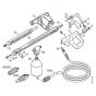 Genuine Stihl RE107 / E - Spray gun, Spray lance/wand (05.2007)