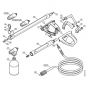 Genuine Stihl RE117 / F - Spray gun, Spray lance/wand