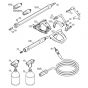 Genuine Stihl RE119 / F - Spray gun, Spray lance/wand