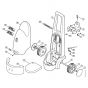 Genuine Stihl RE126 K / D - Chassis, Machine cover