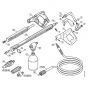 Genuine Stihl RE126 K / E - Spray gun, Spray lance/wand