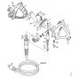 Genuine Stihl RE462 / J - Spray gun, High-pressure hose